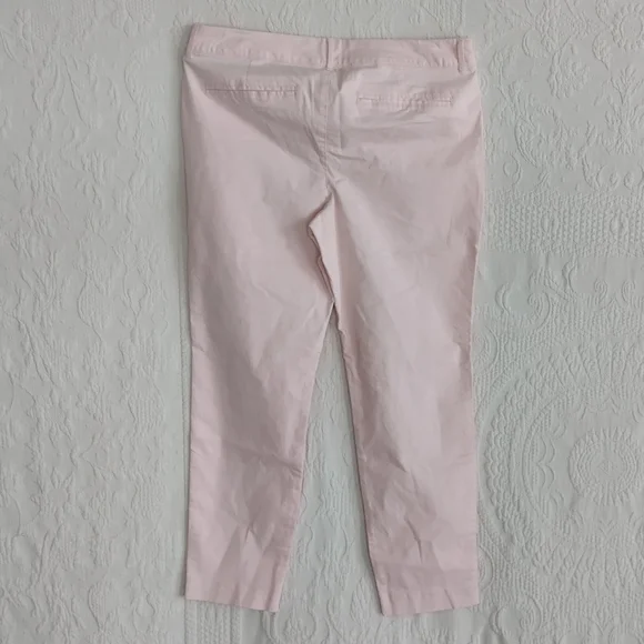 Old Navy Pastel Pink Ankle Jeans Cropped Spring Femme Barbie Doll NWT Mid Size - Picture 10 of 13
